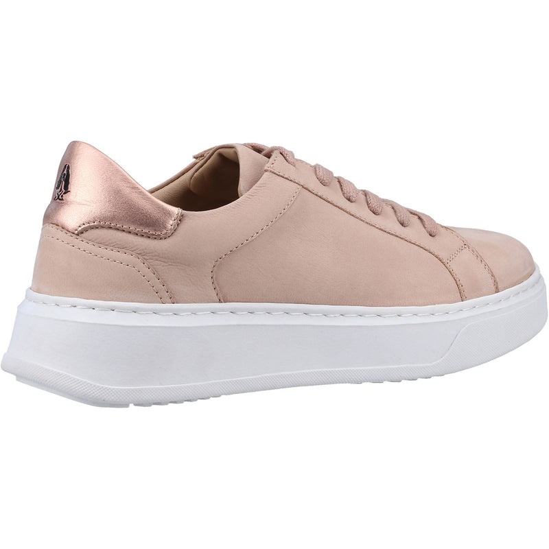 Hush Puppies Camille Leather Women's Blush Trainers