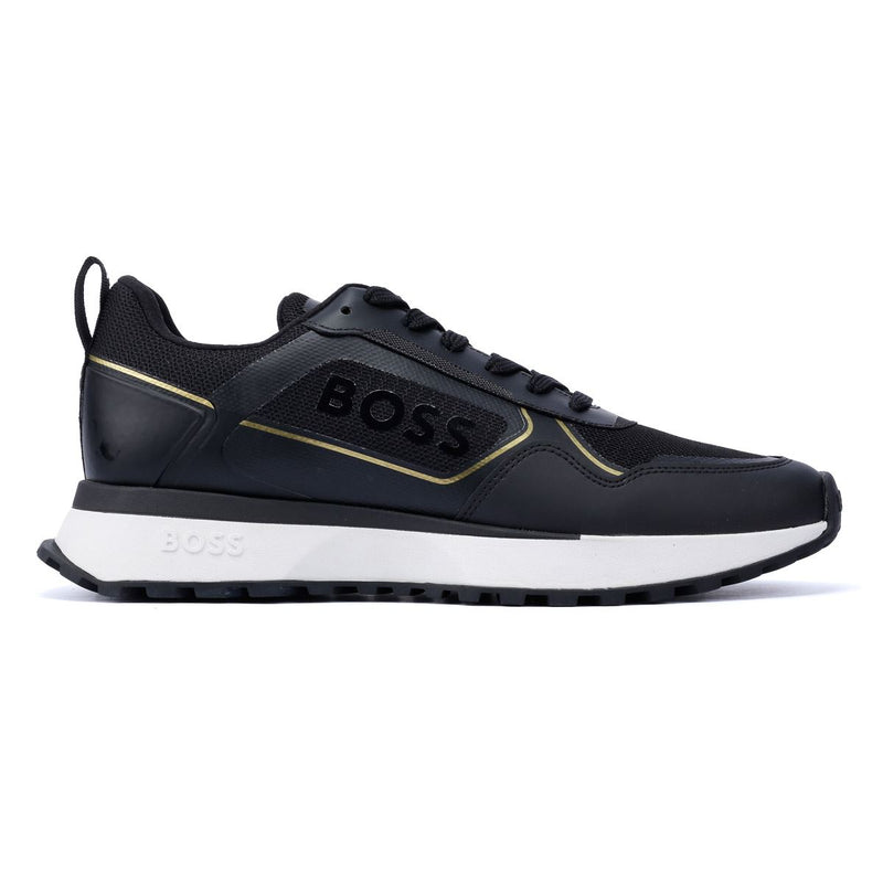 Boss Jonah Runn Men's Black/Gold Trainers