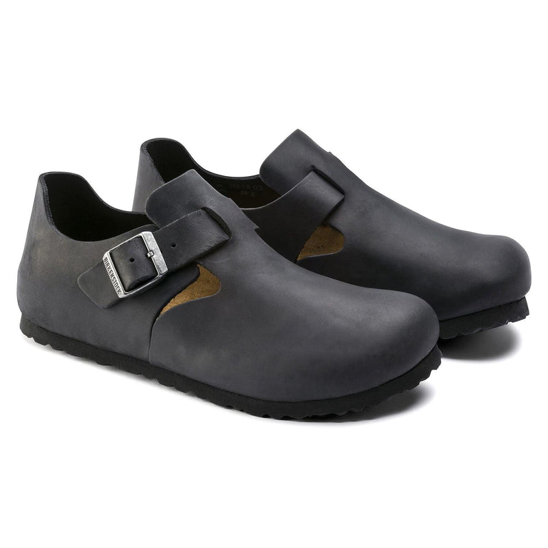 Birkenstock London Leather Women's Black Shoes