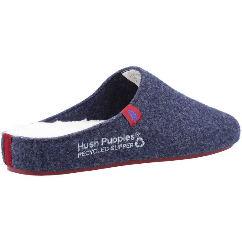 Hush Puppies The Good 90% Recycled RPET Polyester Men's Navy Slippers