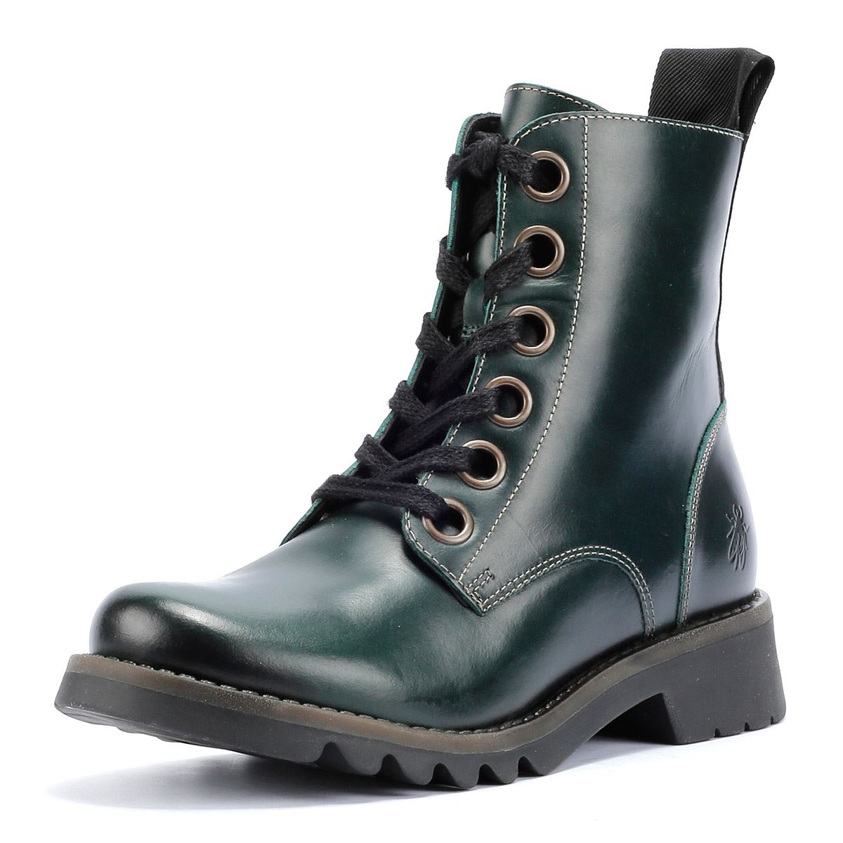 Fly London Ragi Leather Women s Petrol Boots Tower London