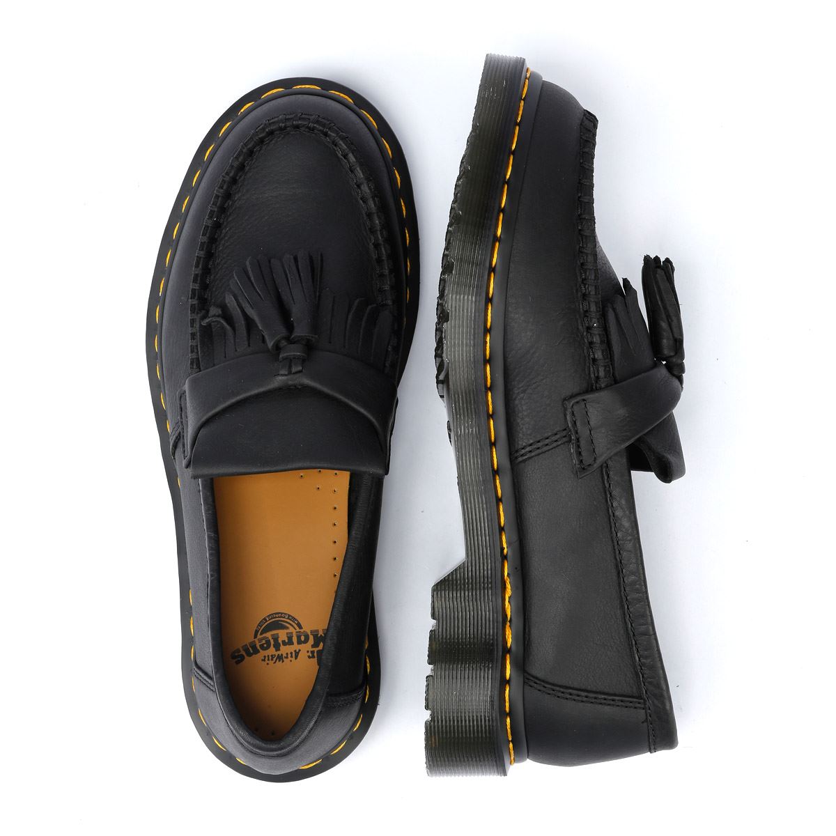 Dr. Martens Adrian Ambassador Leather Black Loafers Tower London