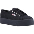 Superga 2790 Linea Up And Down 100% Cotton Women's Full Black Trainers