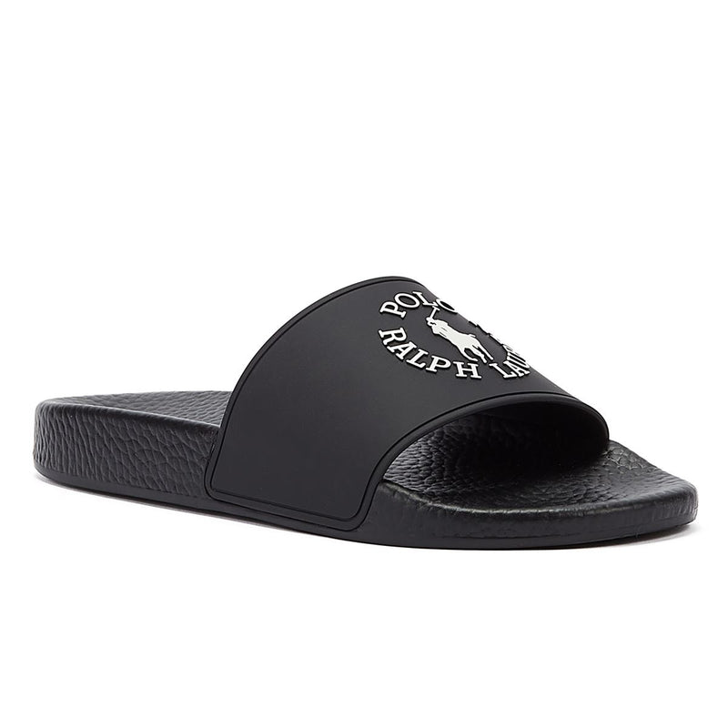 Men's Pool Slide Sandal in Black/white