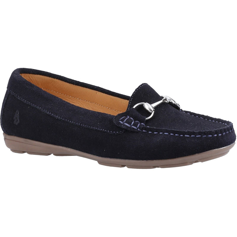 Hush Puppies Molly Snaffle Suede Women's Navy Loafers