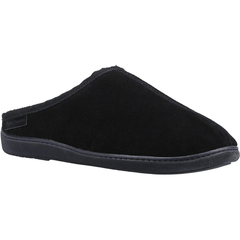 Hush Puppies Ashton Suede Men's Black Slippers