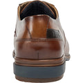 Pod Savage Leather/Textile Men's Cognac Lace-Up Shoes