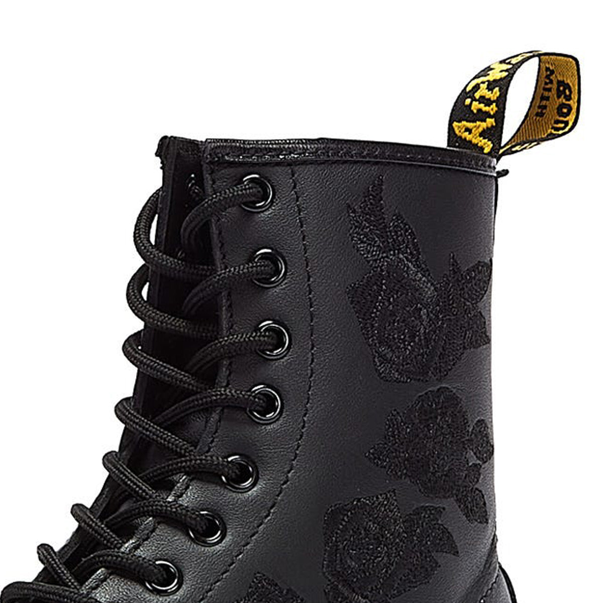 Dr. Martens 1460 Vondo Mono Floral Softy Dames Black Boots Tower