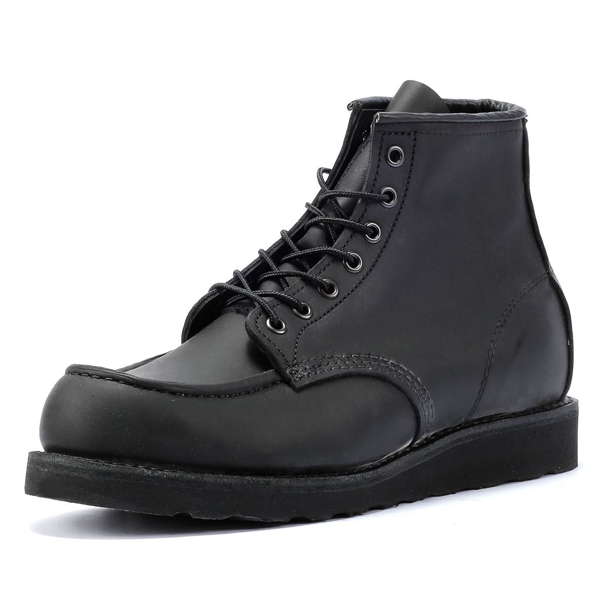 Red Wing Shoes 6 Inch Moc Classic Leather Men s Black Boots Tower London