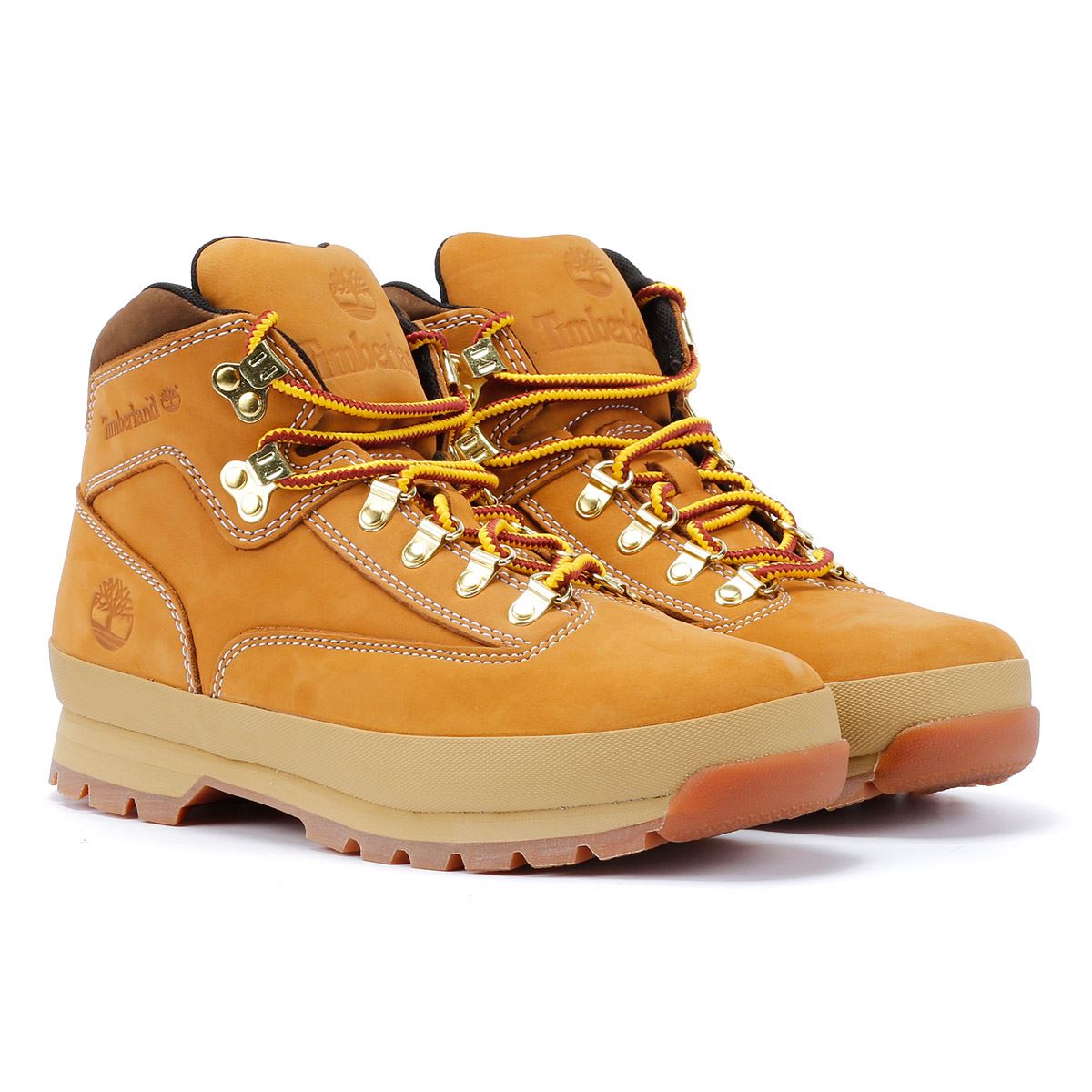 Timberland Euro Hiker Mid Lace Leather Men's Wheat Boots