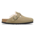 Birkenstock Boston Suede Taupe Clogs