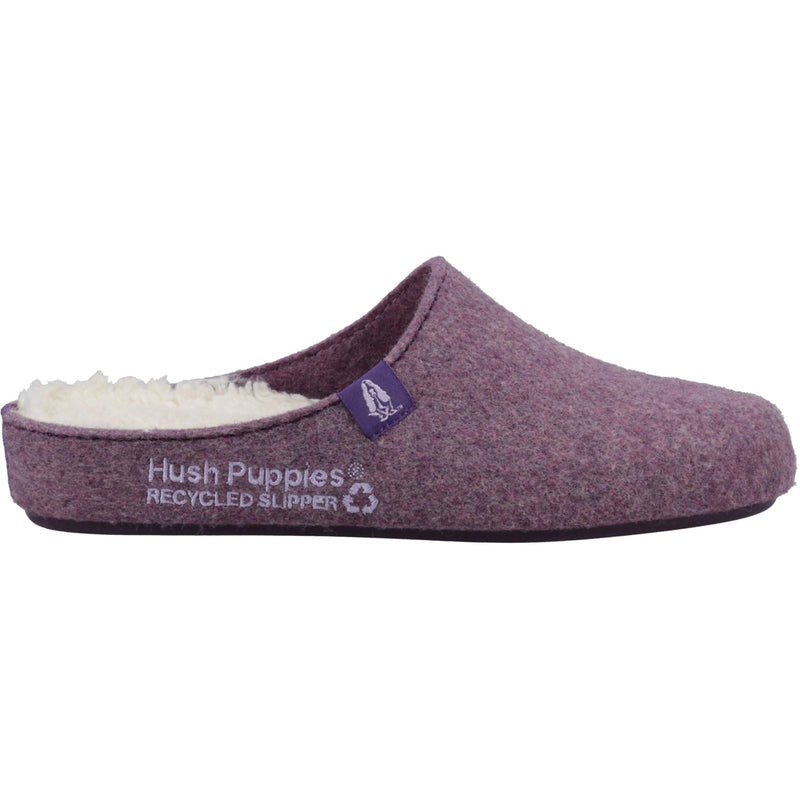 Hush Puppies The Good 90% Recycled RPET Polyester Women's Purple Slippers