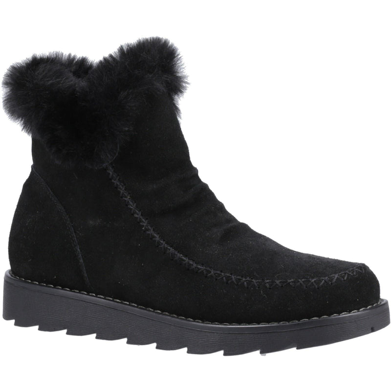 Hush Puppies Moira Suede Women's Black Boots