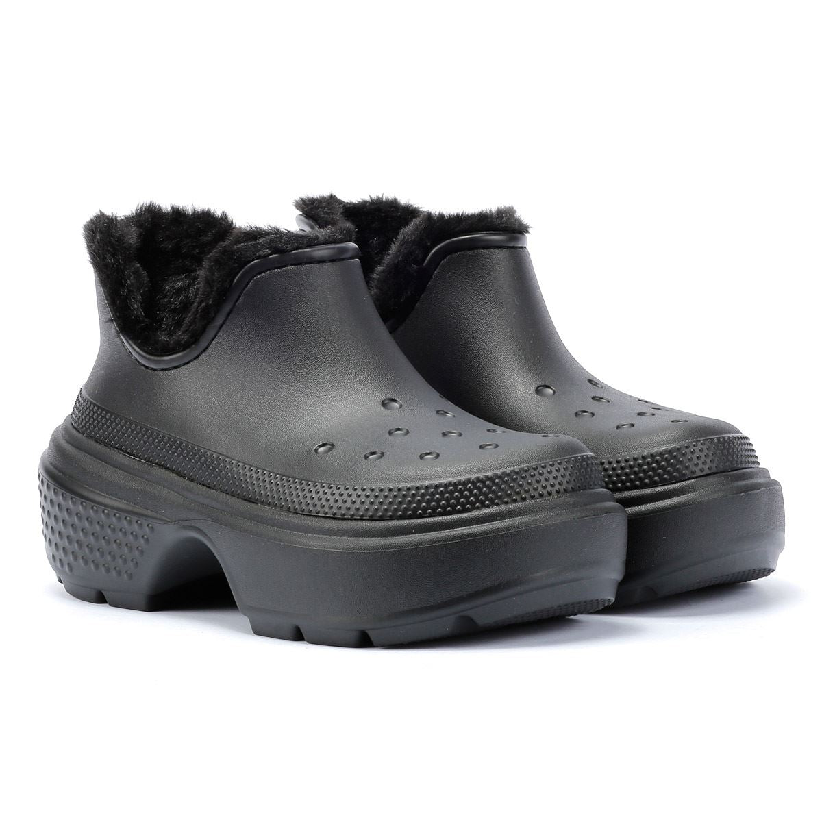 Crocs Stomp Lined Shorty Women's Black Boots