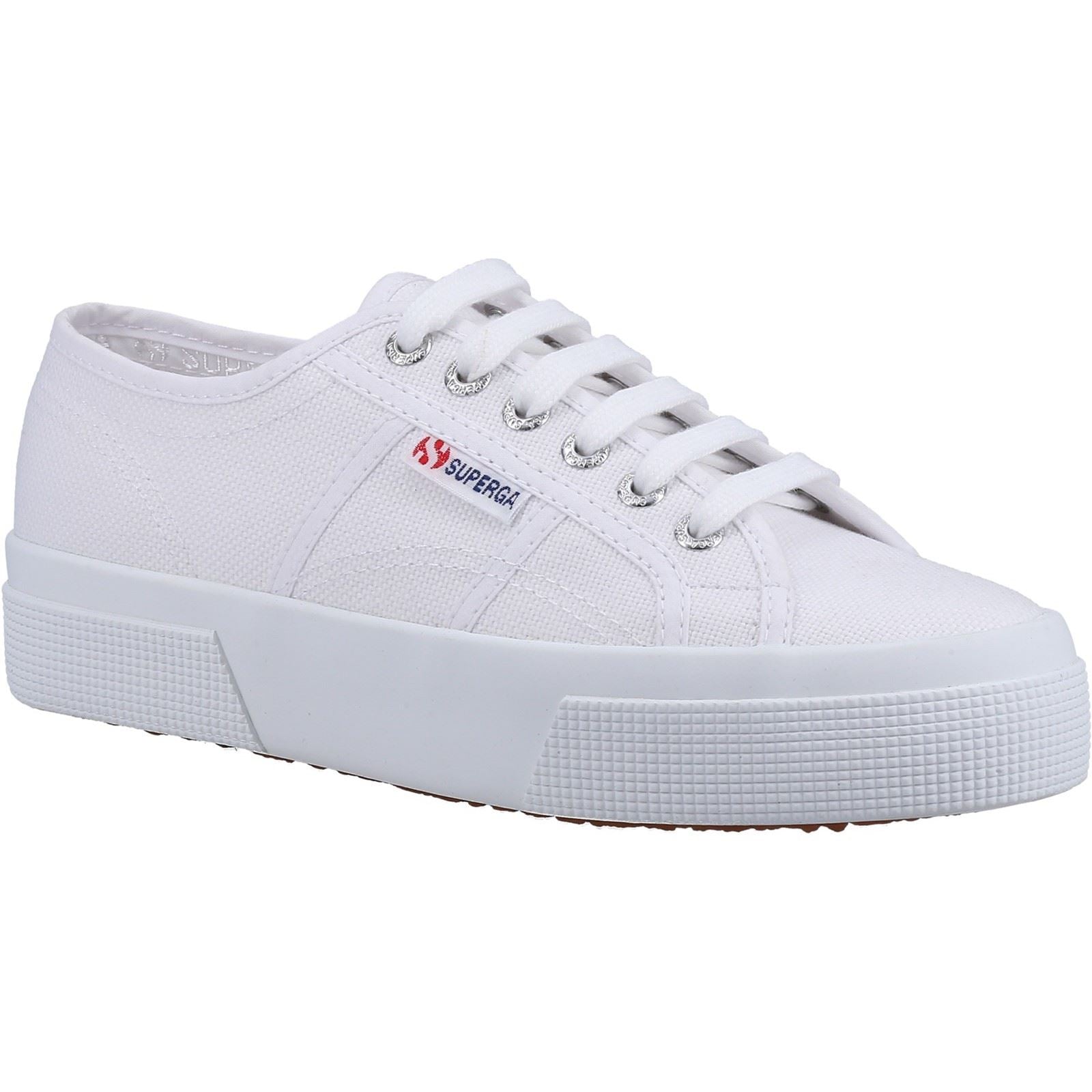 Superga 2740 Platform Cotton Women's White Trainers