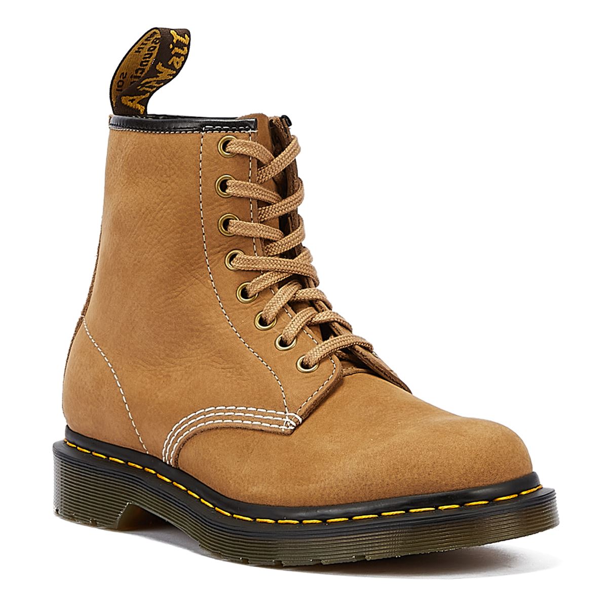 Tan best sale dr martens