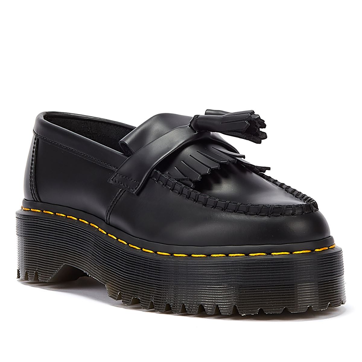 Dr. Martens Adrian Quad Smooth Women's Black Loafers – Tower