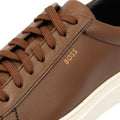 Boss Kieran Tennis Leather Men's Brown Trainers