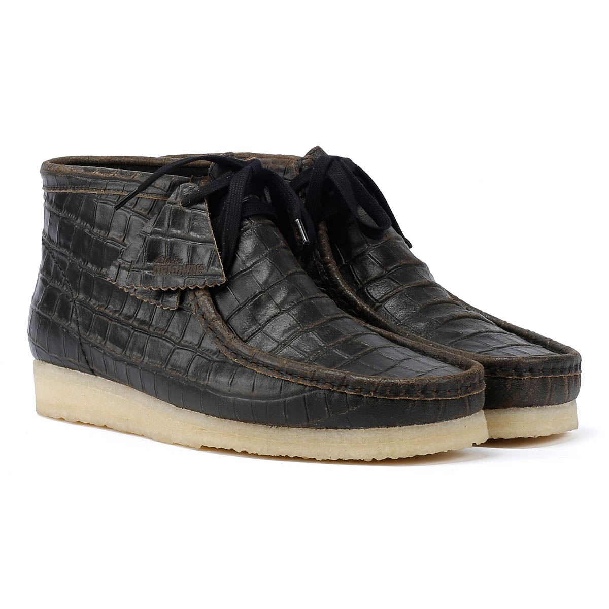 Clarks Originals Wallabee Boot Harajuku Leather Men s Black Boots Tower London