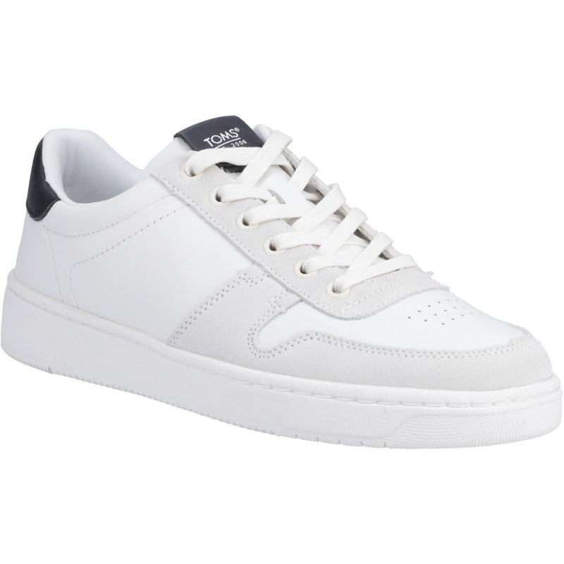 TOMS TRVL Lite Court Leather Men's White/Black Trainers