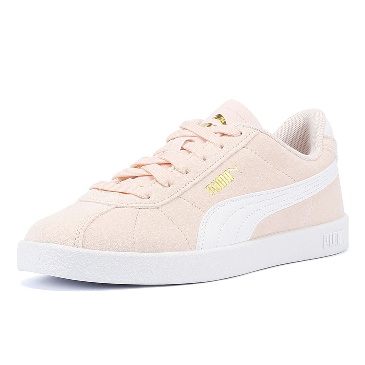 Light pink puma trainers on sale