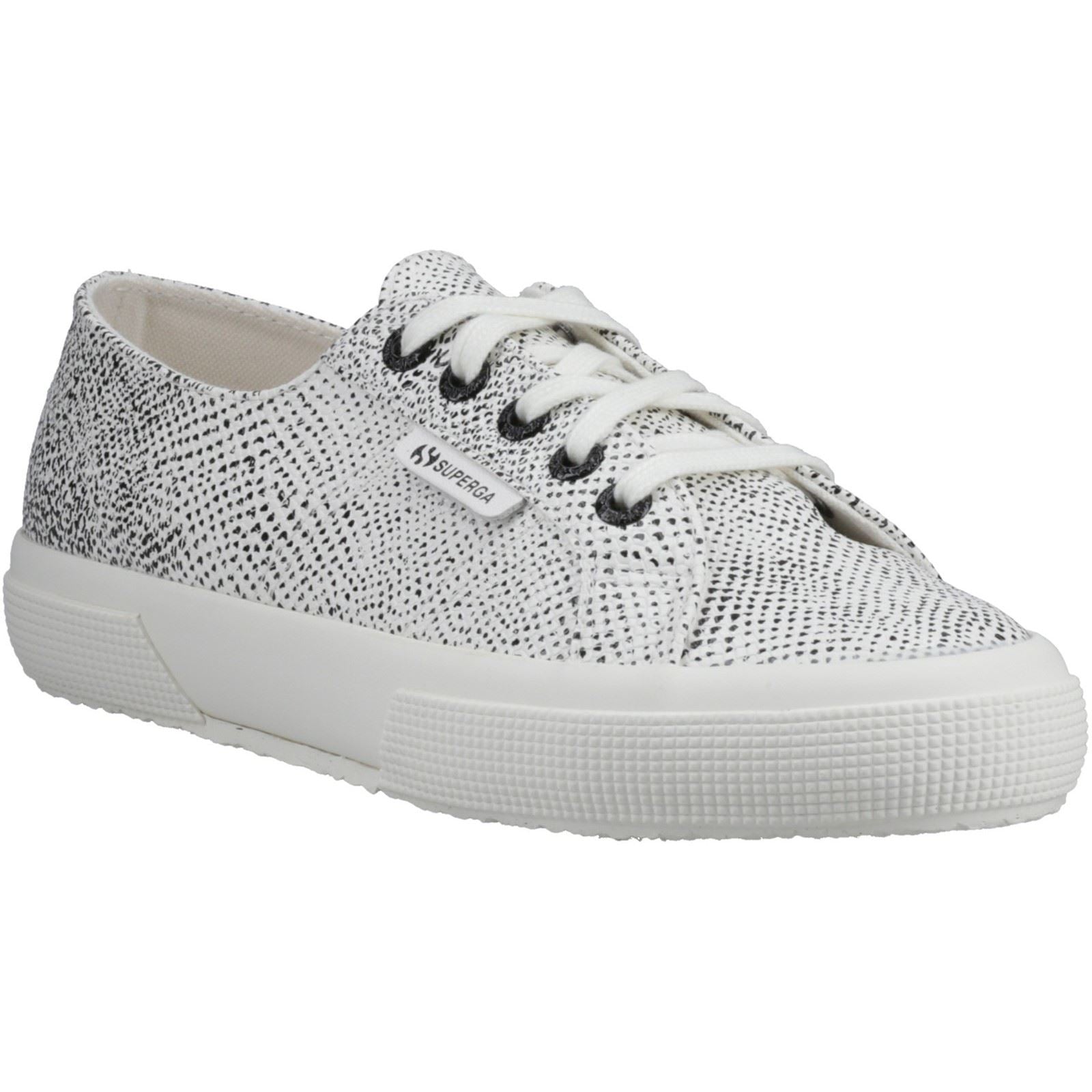 Superga 2730 Micro Faux Snake Faux Leather Women s White Avorio Black Tower London