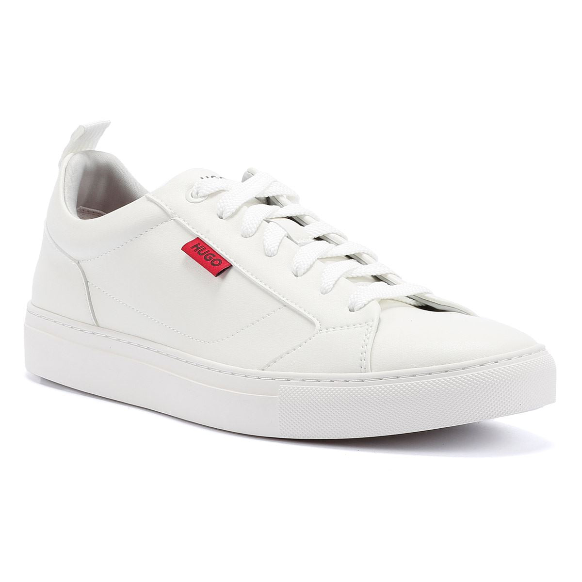 Hugo Morrie Tennis Men s White Trainers Tower London