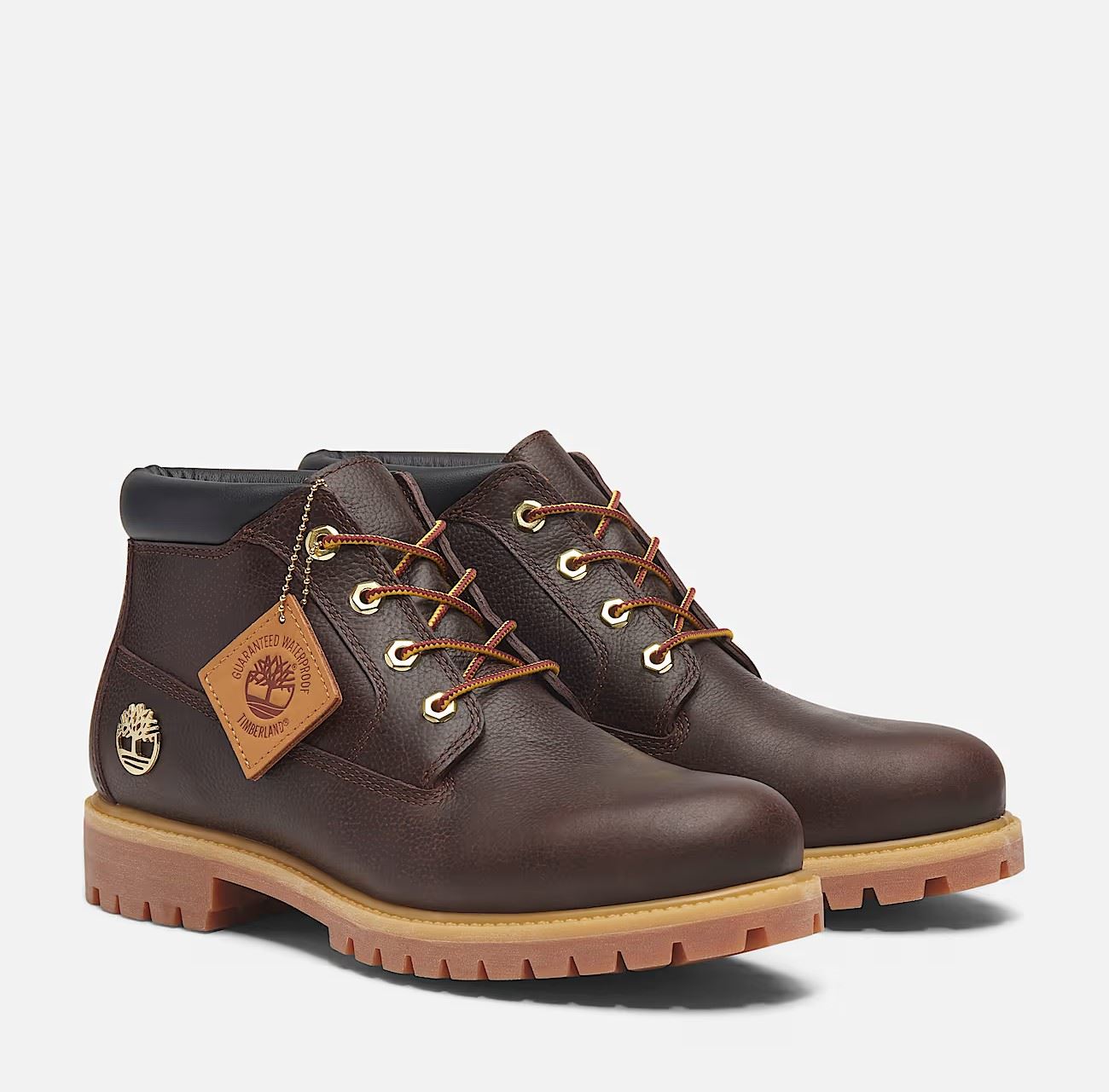 Timberland Premium Espresso Nelson Leather Men's Dark Brown/Black Boots