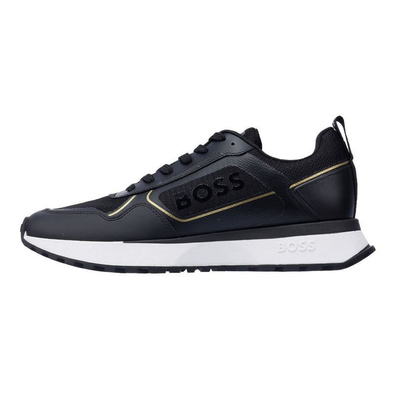 Boss Jonah Runn Men's Black/Gold Trainers