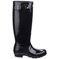 Hunter Womens Black Gloss WFT1000RGL-BLK Original Tall Wellington Boots