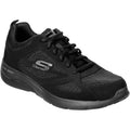 Skechers Mens Dynamight 2.0 58363-BBK Black Lace Up Shoe