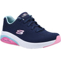 Skechers Womens Skech-Air Extreme 2.0 149645-NVLB Navy/Light Blue Lace Up Shoe