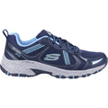 Skechers Womens Hillcrest 149820-NVBL Navy/Blue Lace Up Shoe