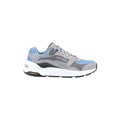 Skechers Mens Global Jogger 237200-GYBL Grey/Blue Lace Up Shoe