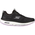 Skechers Womens Go Walk Workout Walker Outpace 124933-BKLV Black/Lavender Lace up Shoe