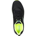 Skechers Womens GO RUN Consistent - Intensify-X 128277-BKLM Black/Lime Lace Up Shoe