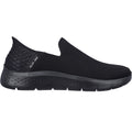 Skechers Mens Go Walk Flex No Hands 216491-BBK Black Slip On Shoe