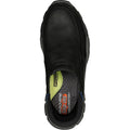 Skechers Mens Respected Elgin 204810-BLK Black Slip On Shoe