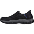 Skechers Mens Respected Elgin 204810-BLK Black Slip On Shoe