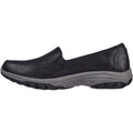 Skechers Womens Reggae Fest 2.0 Textbook 158385-BLK Black Slip On Shoe