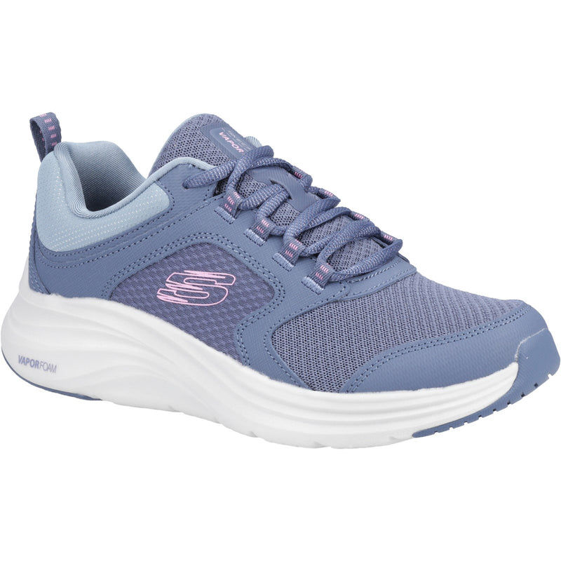 Skechers Womens Vapor Foam 150023-SLTP Slate/Pink Lace Up Shoe