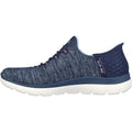 Skechers Womens Summits Dazzling Haze 149937-NVPR Navy/Purple Slip On Shoe