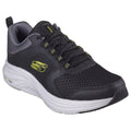 Skechers Mens Vapor Foam 232628-BKLM Black/Lime Lace Up Shoe