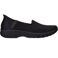 Skechers Womens Reggae Fest 2.0 - Guiding 158698-BBK Black Slip On Shoe