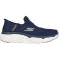 Skechers Womens Max Cushioning - Smooth 128571-NVLV Navy/Lavender Slip On Shoe