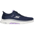 Skechers Womens GO WALK 7 - Valin 125233-NVLV Navy/Lavender Slip On Shoe