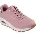 Skechers Womens Uno - Shimmer Away 155196-ROS Rose Lace Up Shoe