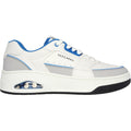 Skechers Mens Uno Court Low-Post 183140-WBL White/Blue Lace Up Shoe