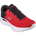 Skechers Mens GO RUN Lite - Anchorage 220898-RDBK Red/Black Lace Up Shoe