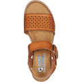 Skechers Womens BOBS Desert Kiss - Sunny Flair 114143-LUG Luggage Strap Shoe